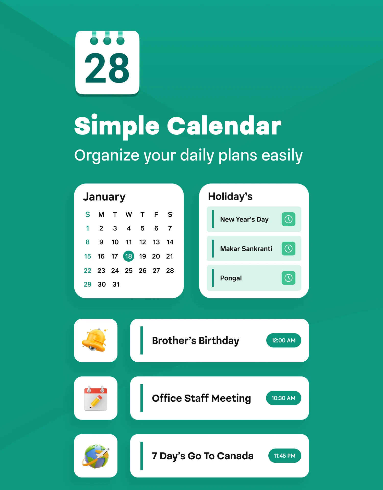 Calendar 2026 screenshot